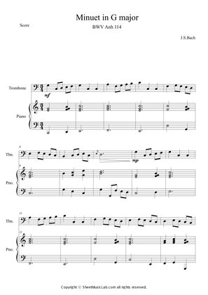 Minuet in G major (in C)