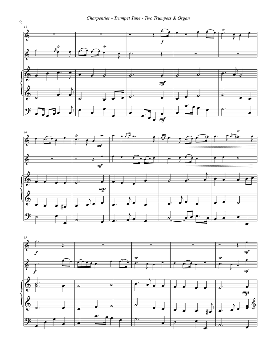 Trumpet Tune from 