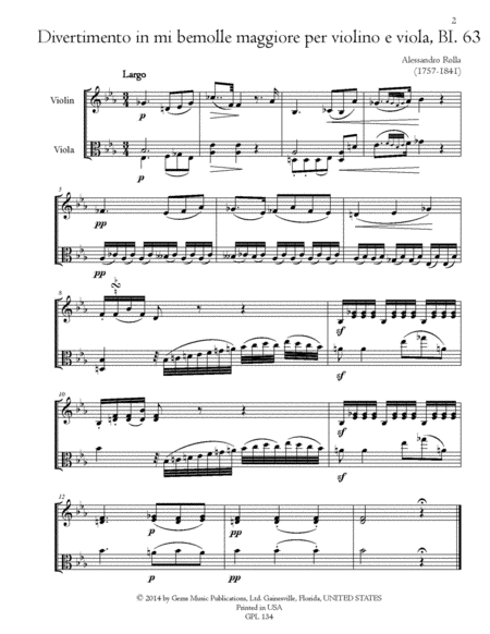 78 Violin-Viola Duets, BI. 33-110 Volume 9 (BI. 63-66)