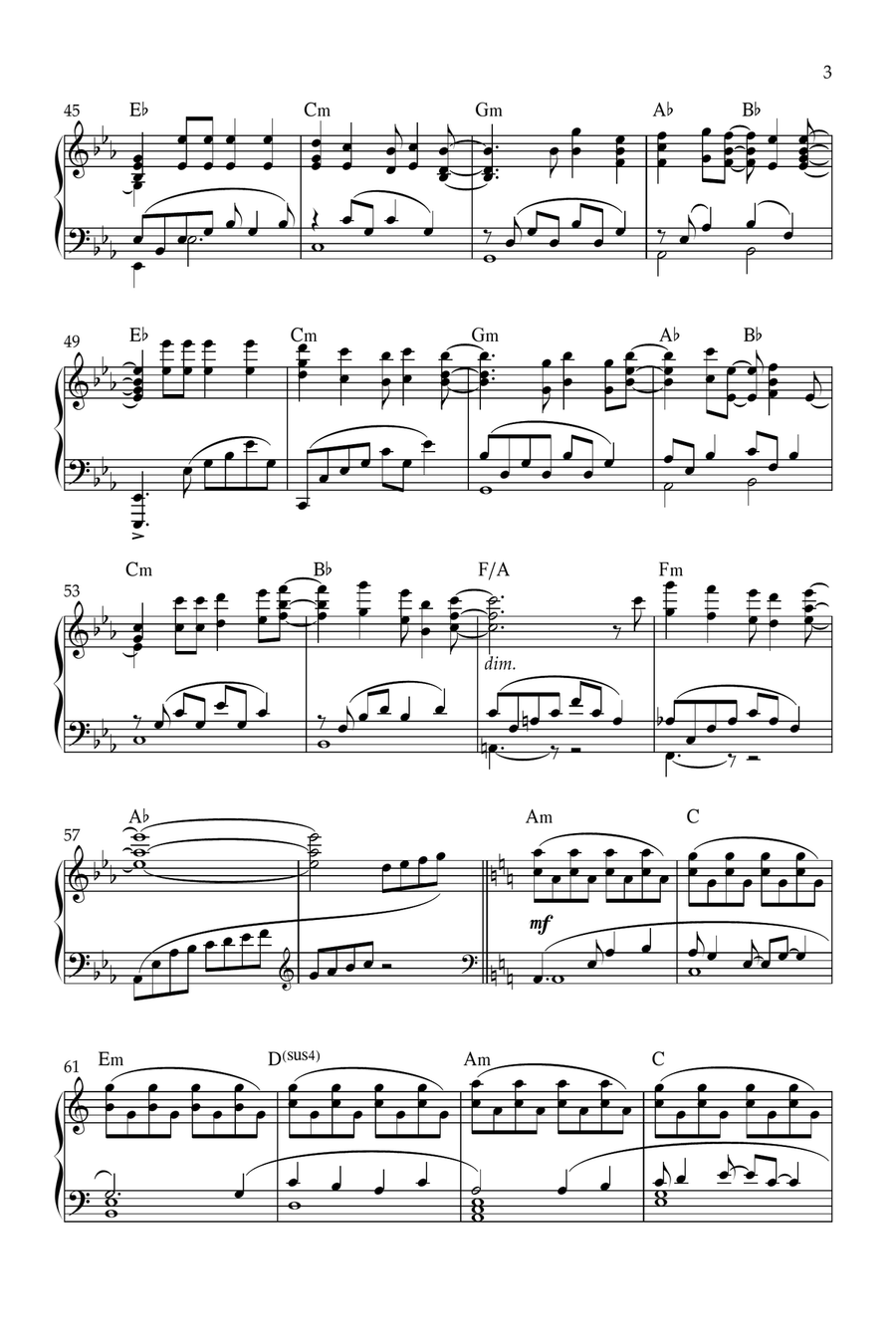 Abenteuerland Piano Solo scores gallery preview page 3