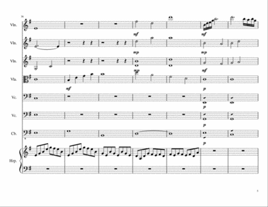 Suspended Hyperdrive Chamber Orchestra scores gallery preview page 6