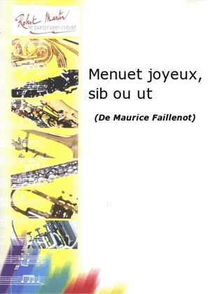 Book cover for Menuet joyeux, sib ou ut