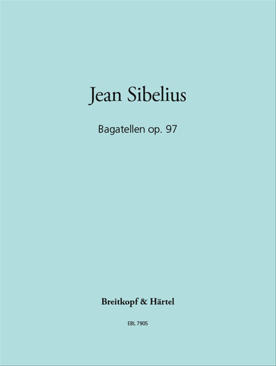 6 Bagatelles Op. 97 Piano Solo scores gallery preview page 1