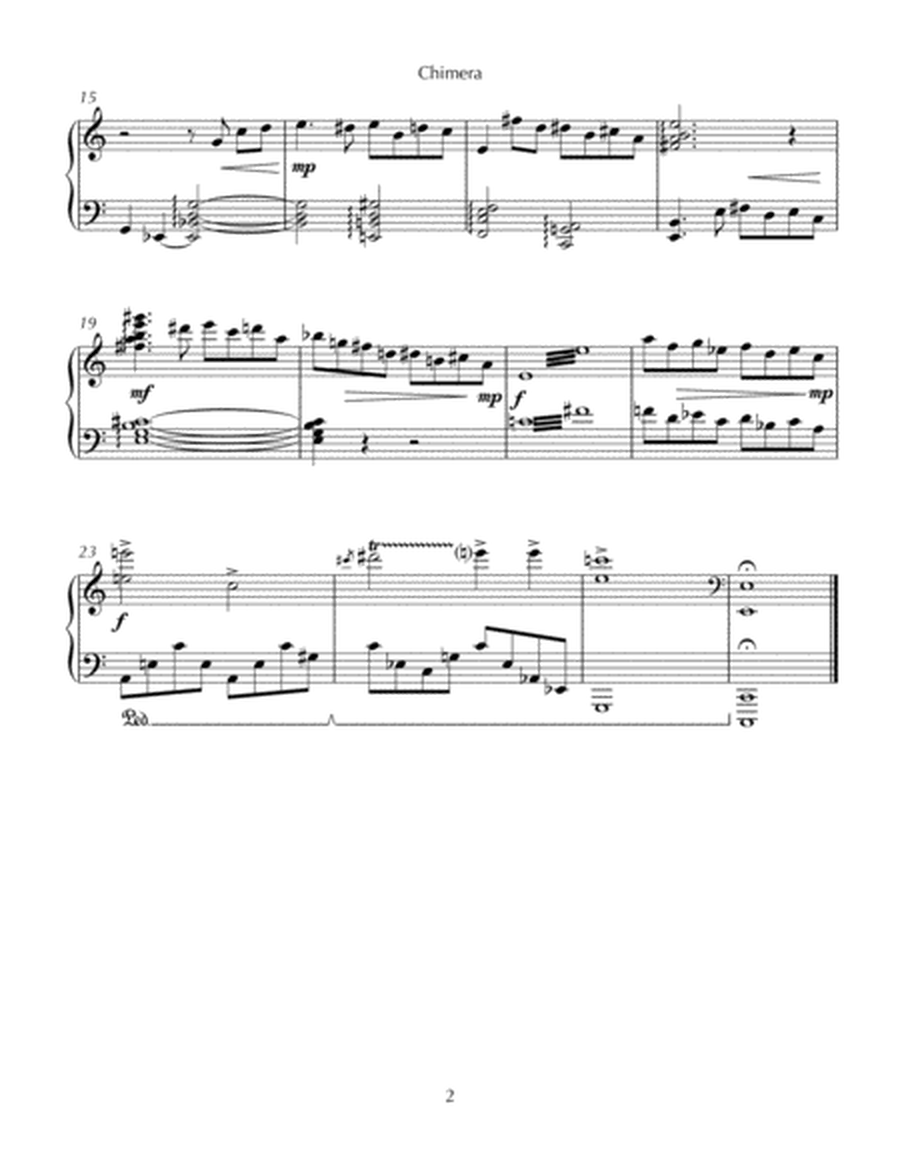 Three Miniatures for solo piano image number null