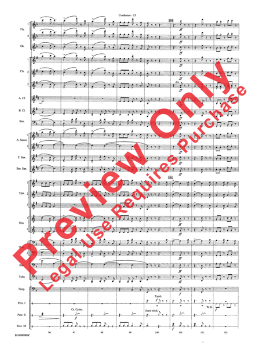 Children's March Concert Band scores gallery preview page 15