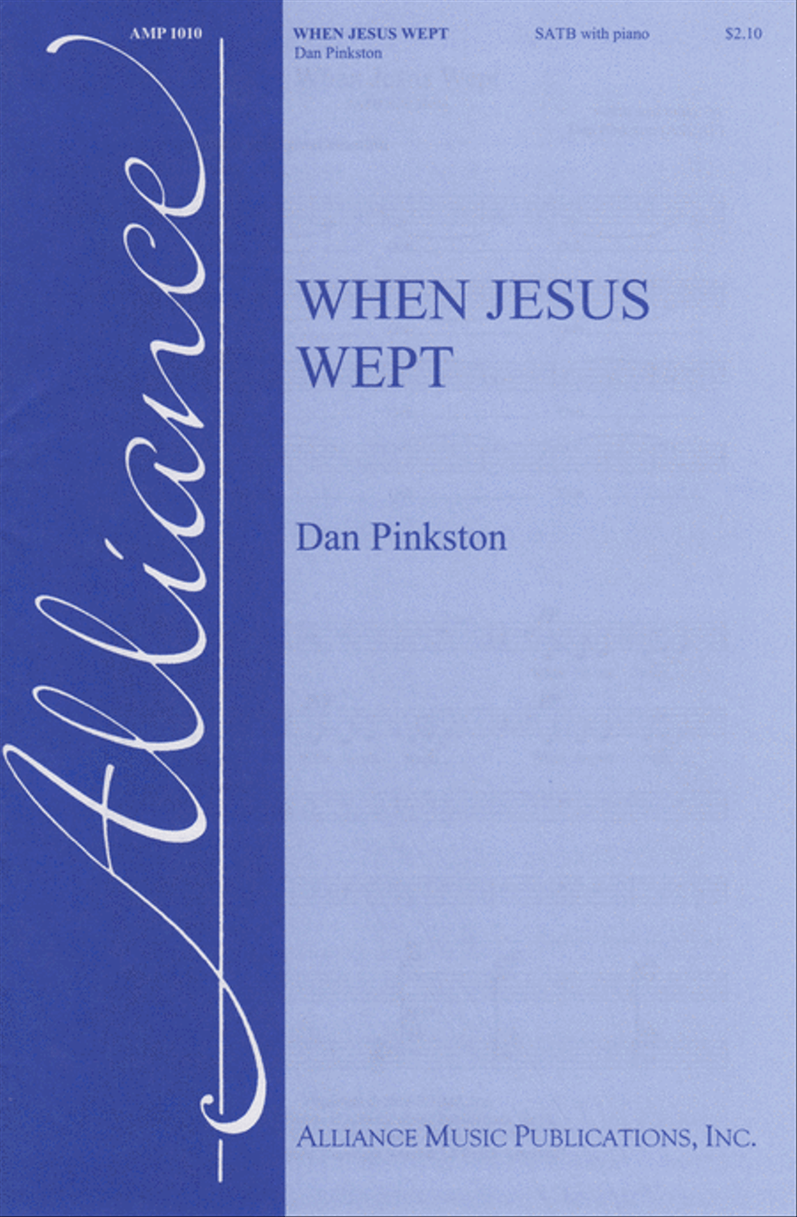 When Jesus Wept 4-Part scores gallery preview page 1