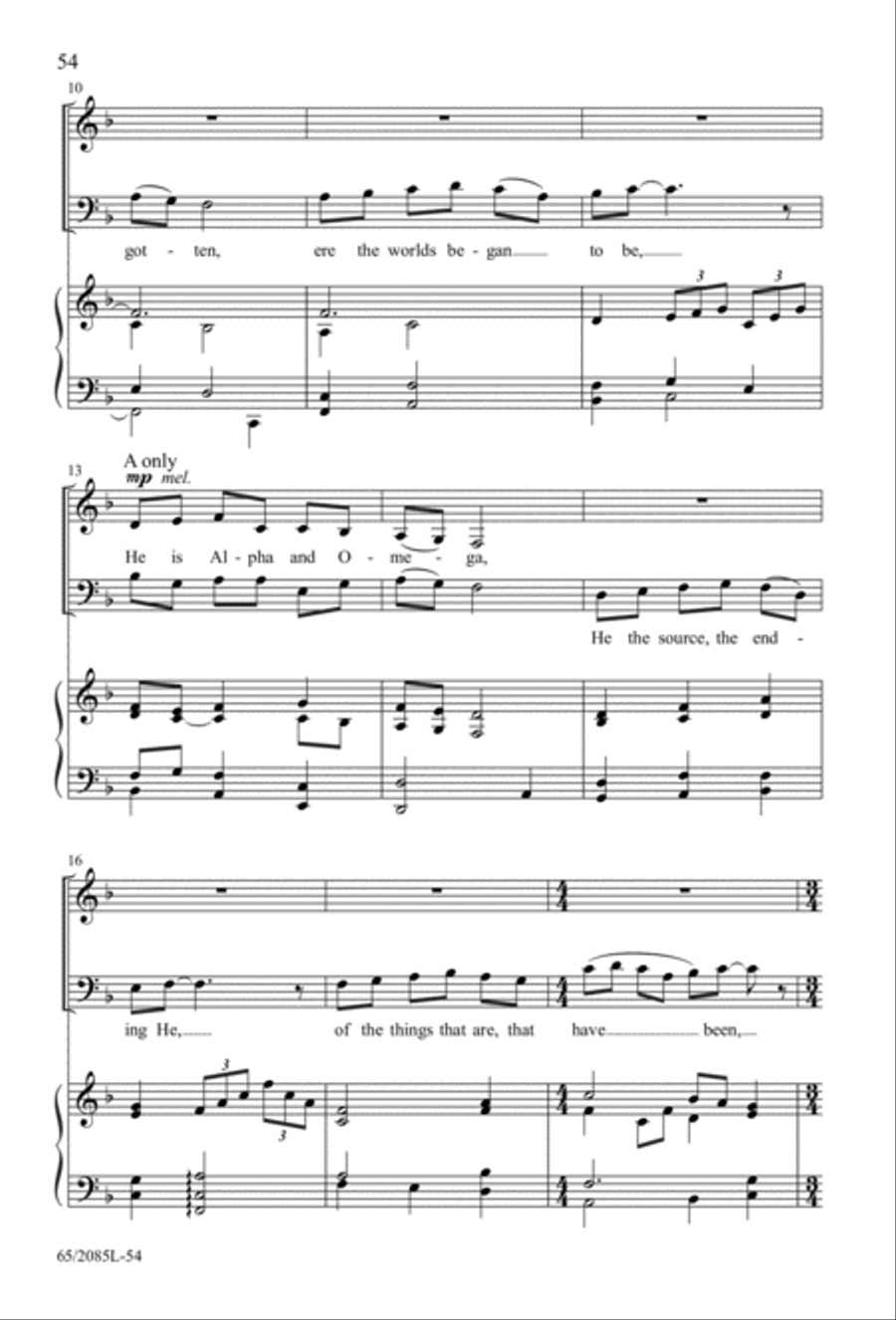 Sing Joy to All the World! 3-Part scores gallery preview page 14