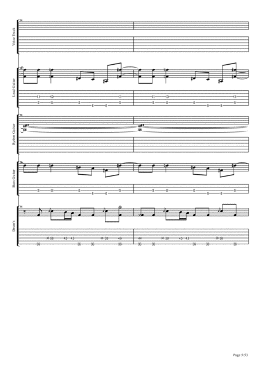 Commander Fear Small Ensemble scores gallery preview page 5