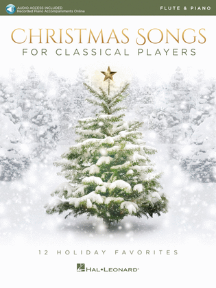 Book cover for Christmas Songs for Classical Players - Flute and Piano