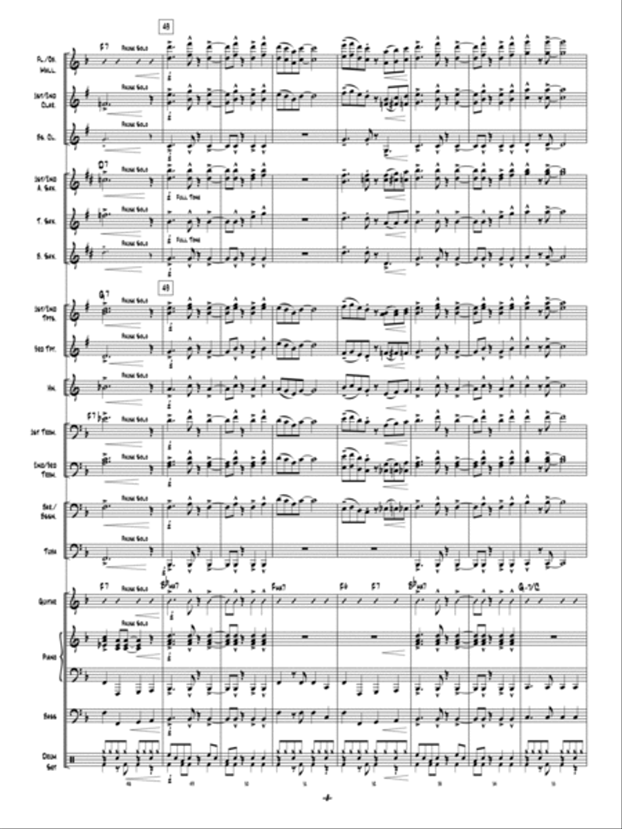 Lightly Latin Lightly Latin Concert Band scores gallery preview page 8