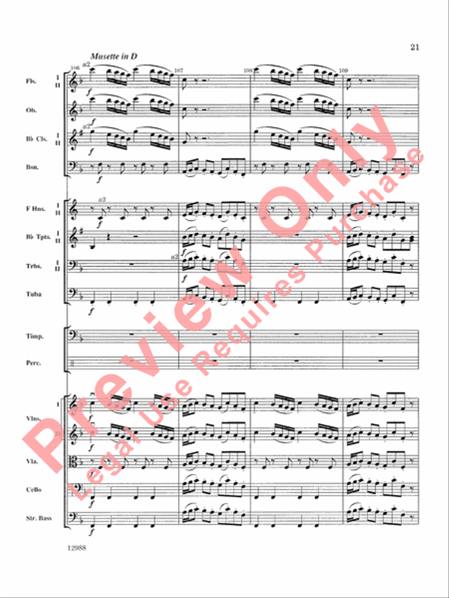 A Bach Christmas A Bach Christmas Full Orchestra scores gallery preview page 22