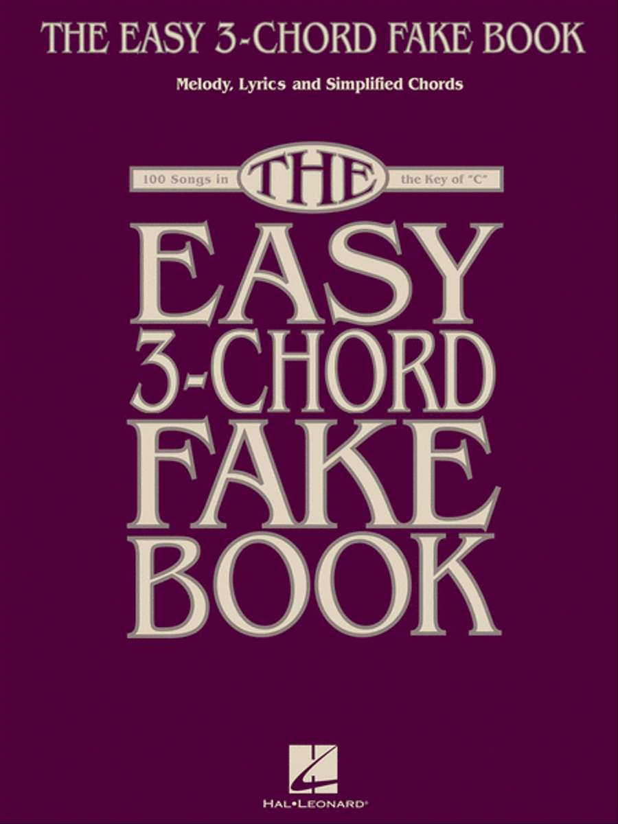 The Easy 3-Chord Fake Book Piano scores gallery preview page 1