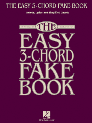 Book cover for The Easy 3-Chord Fake Book