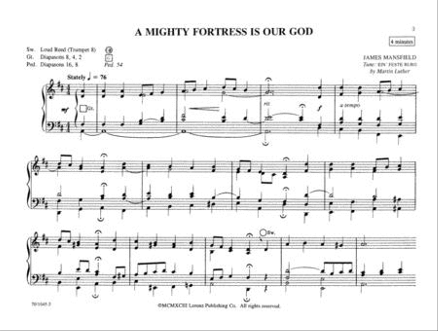 Pull Out All the Stops! Organ Solo scores gallery preview page 4