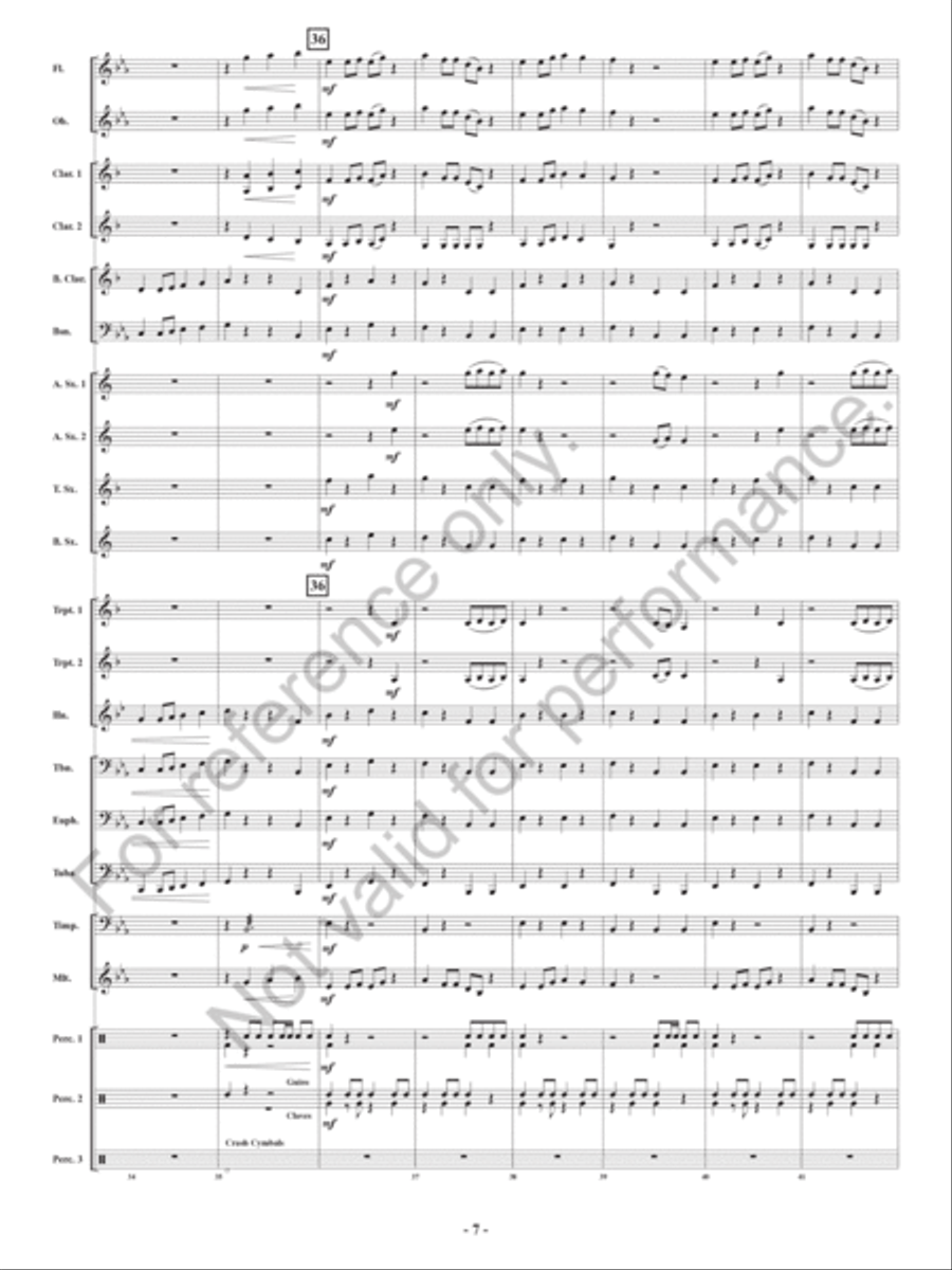 Axolotl Dance Axolotl Dance Concert Band scores gallery preview page 8
