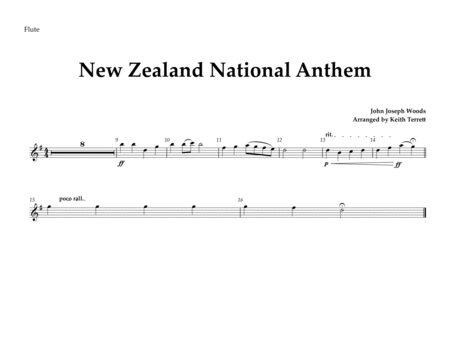 New Zealand National Anthem for Symphony Orchestra image number null