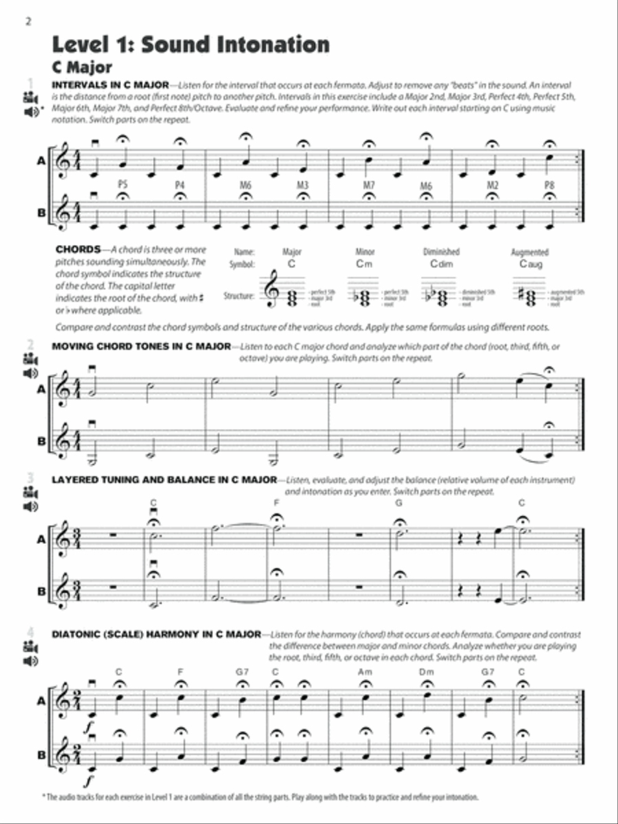 Sound Innovations for String Orchestra -- Creative Warm-Ups Chamber Orchestra scores gallery preview page 3