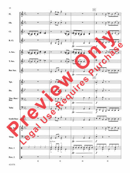 Funkytown by Lipps Inc. Concert Band - Sheet Music
