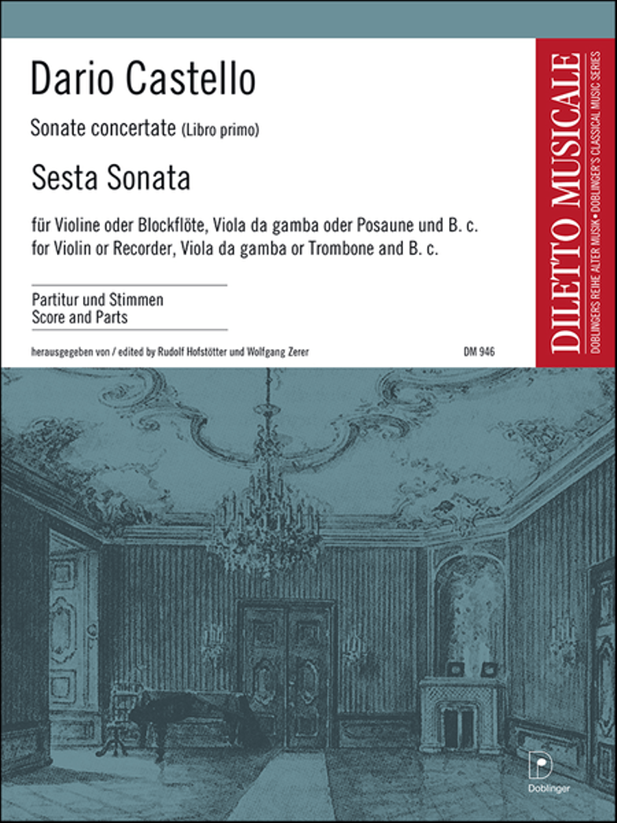 Sesta Sonata in G Sesta Sonata in G Piano scores gallery preview page 1