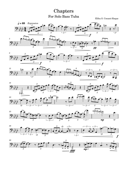 Chapters - For Solo Bass Tuba image number null