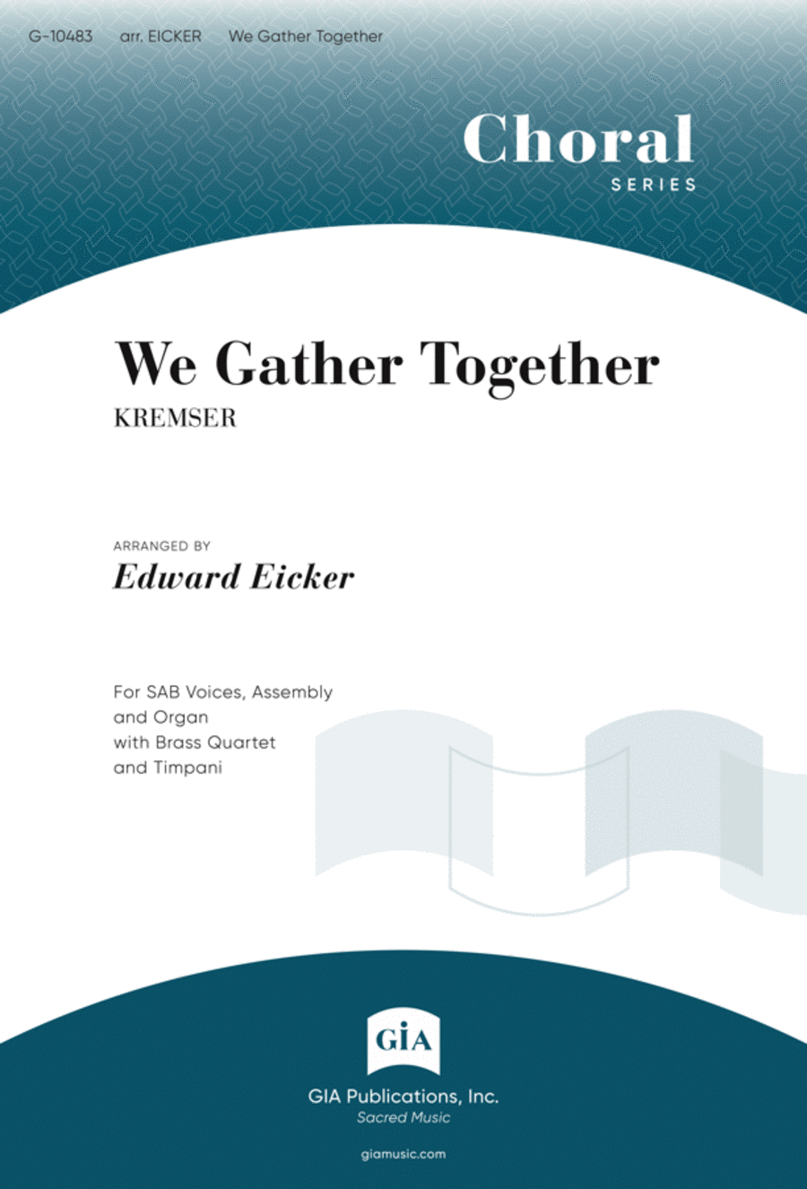 We Gather Together 3-Part scores gallery preview page 1