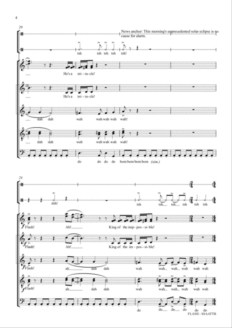 Flash's Theme 4-Part scores gallery preview page 4