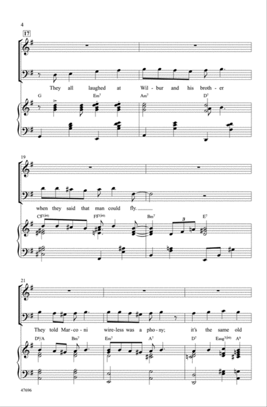 They All Laughed They All Laughed Choir scores gallery preview page 3