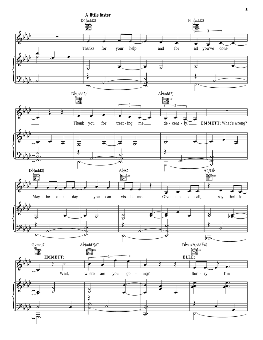 Legally Blonde Piano, Vocal scores gallery preview page 5