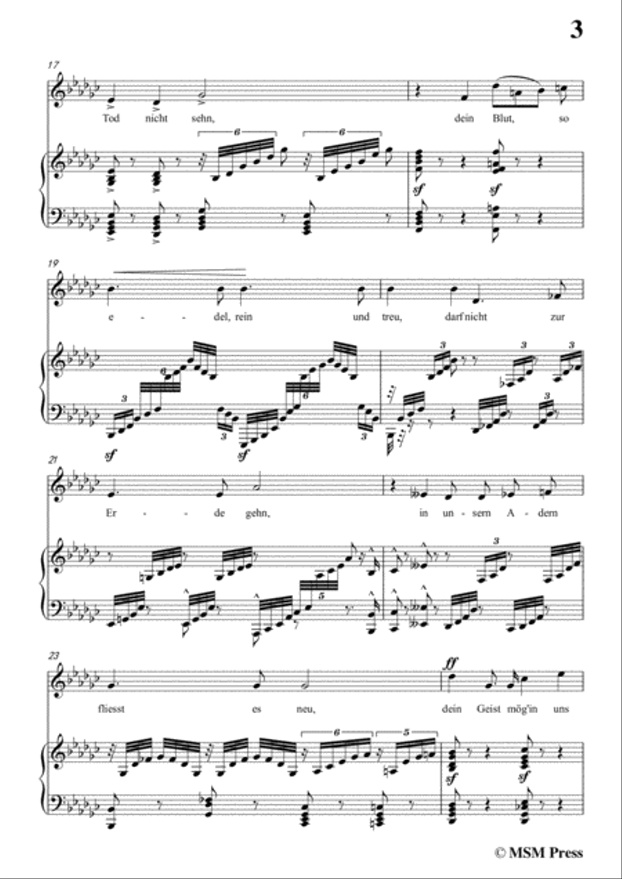 Schumann-Dem Helden,in G flat Major,for Voice and Piano Voice Solo scores gallery preview page 5