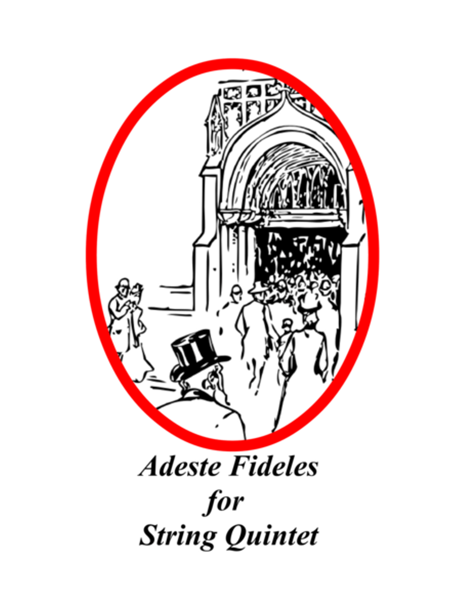 Adeste Fideles for String Quintet String Orchestra scores gallery preview page 1