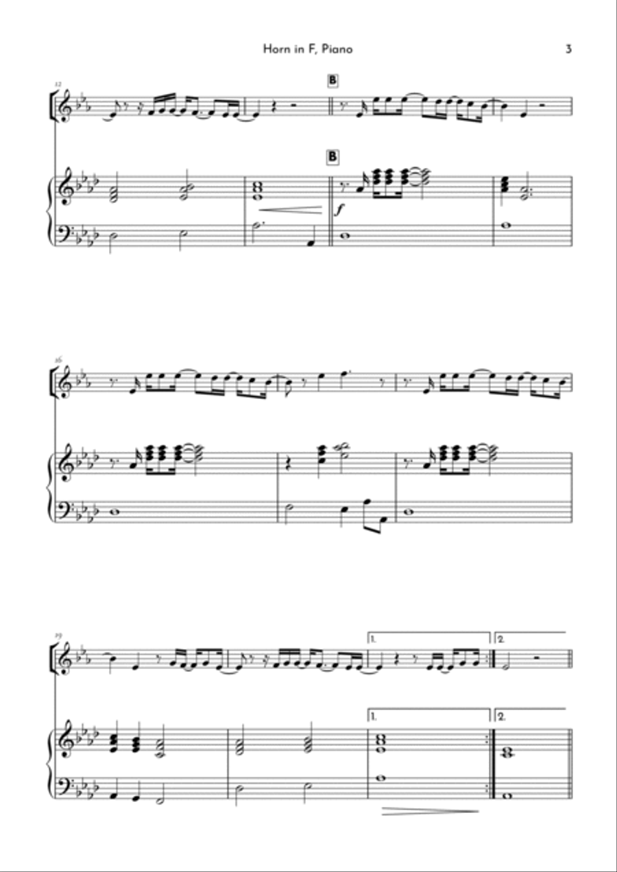 Goodness Of God Horn scores gallery preview page 3