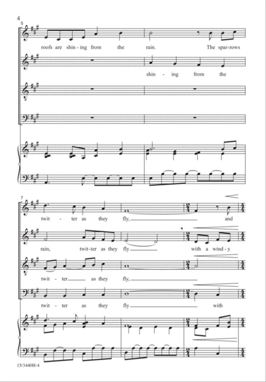 Spring Sings in Me 4-Part scores gallery preview page 3