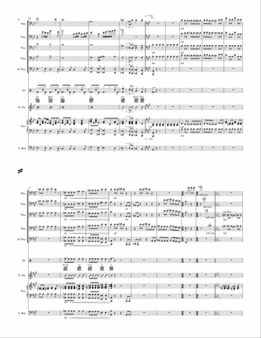 Bohemian Rhapsody Trombone Solo scores gallery preview page 4