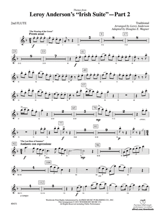 Leroy Anderson's Irish Suite, Part 2 (Themes from): 2nd Flute