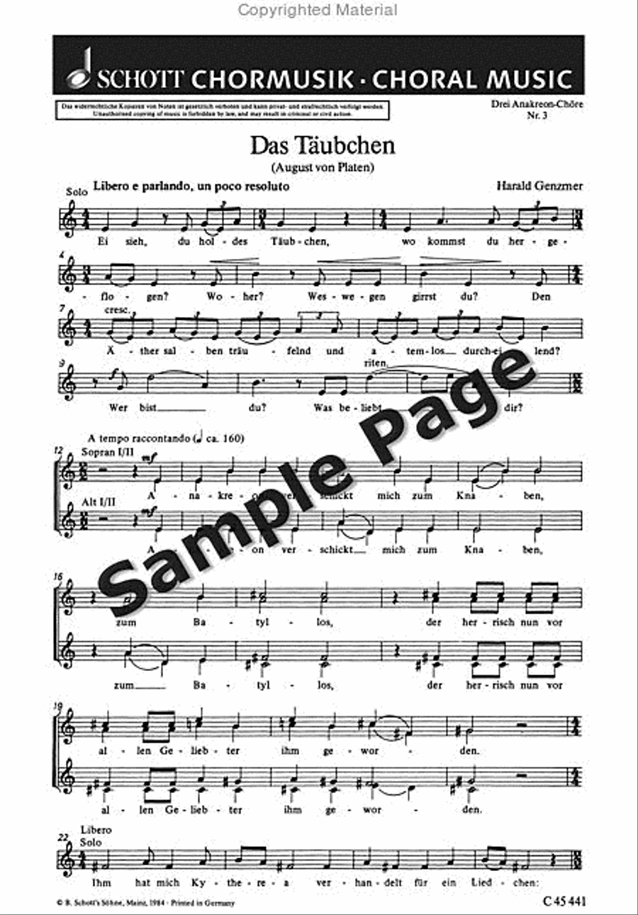 Täubchen SSAA scores gallery preview page 2
