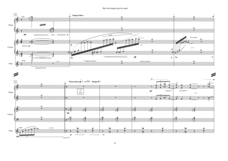 Just so Pieces - How the Leopard got his Spots, Op.18b - score