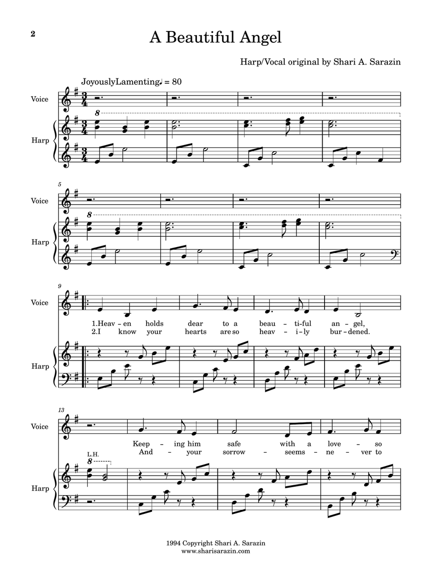 A Beautiful Angel Voice scores gallery preview page 2