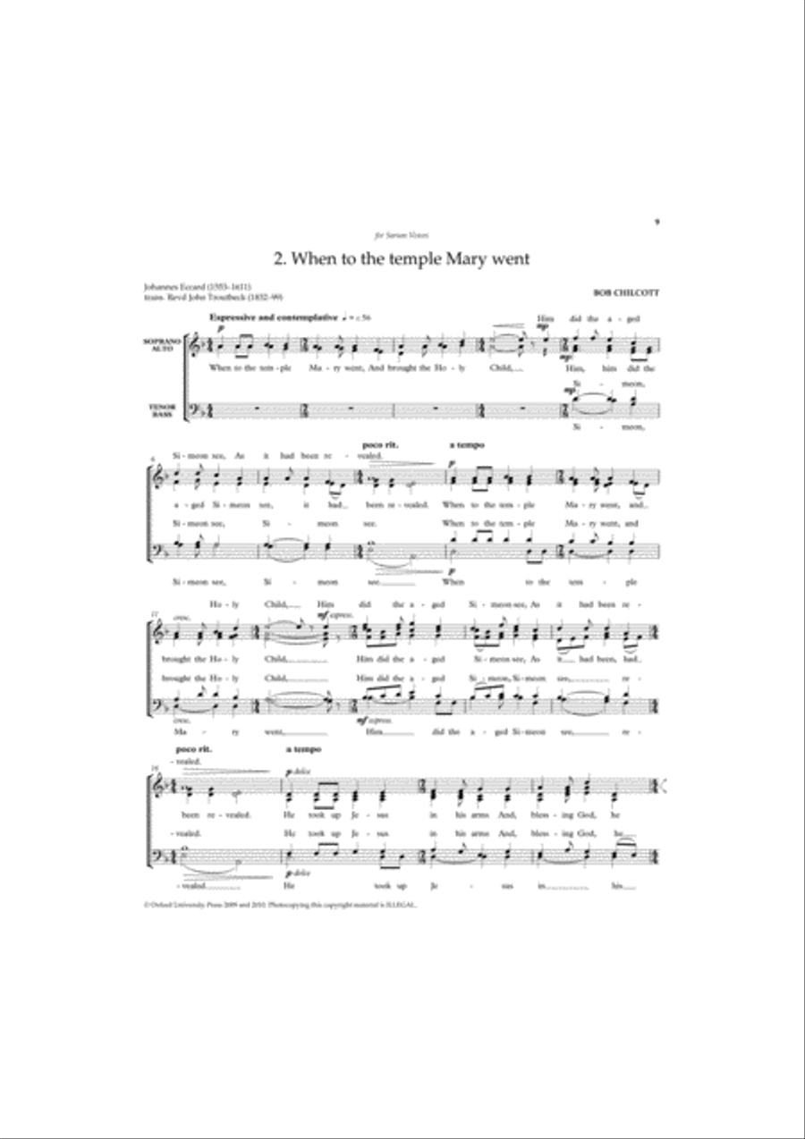 Salisbury Motets Salisbury Motets 4-Part scores gallery preview page 6