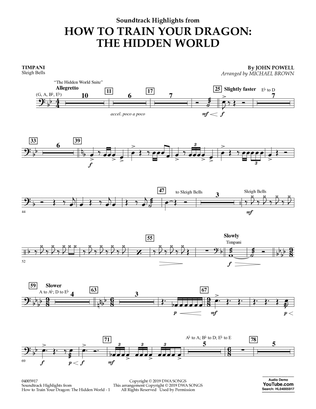 How To Train Your Dragon: The Hidden World (arr. Michael Brown) - Timpani