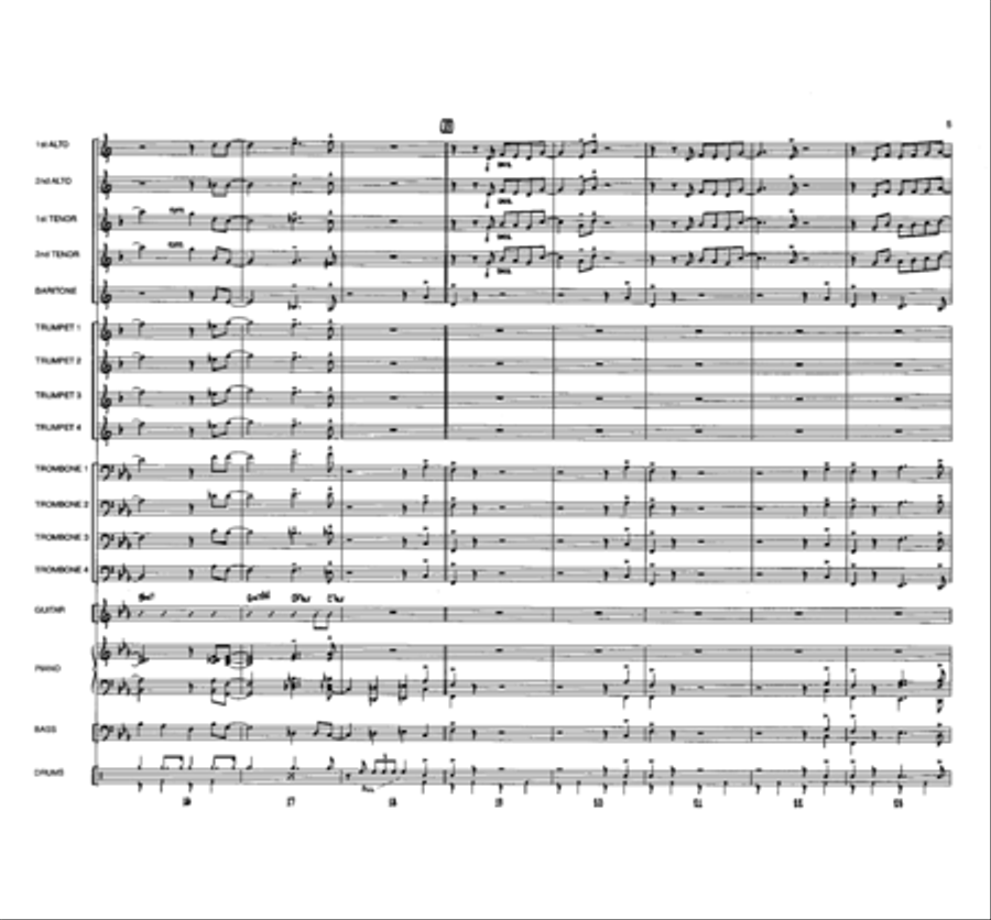 Eenie, Meenie, Minor Mode Jazz Ensemble scores gallery preview page 4