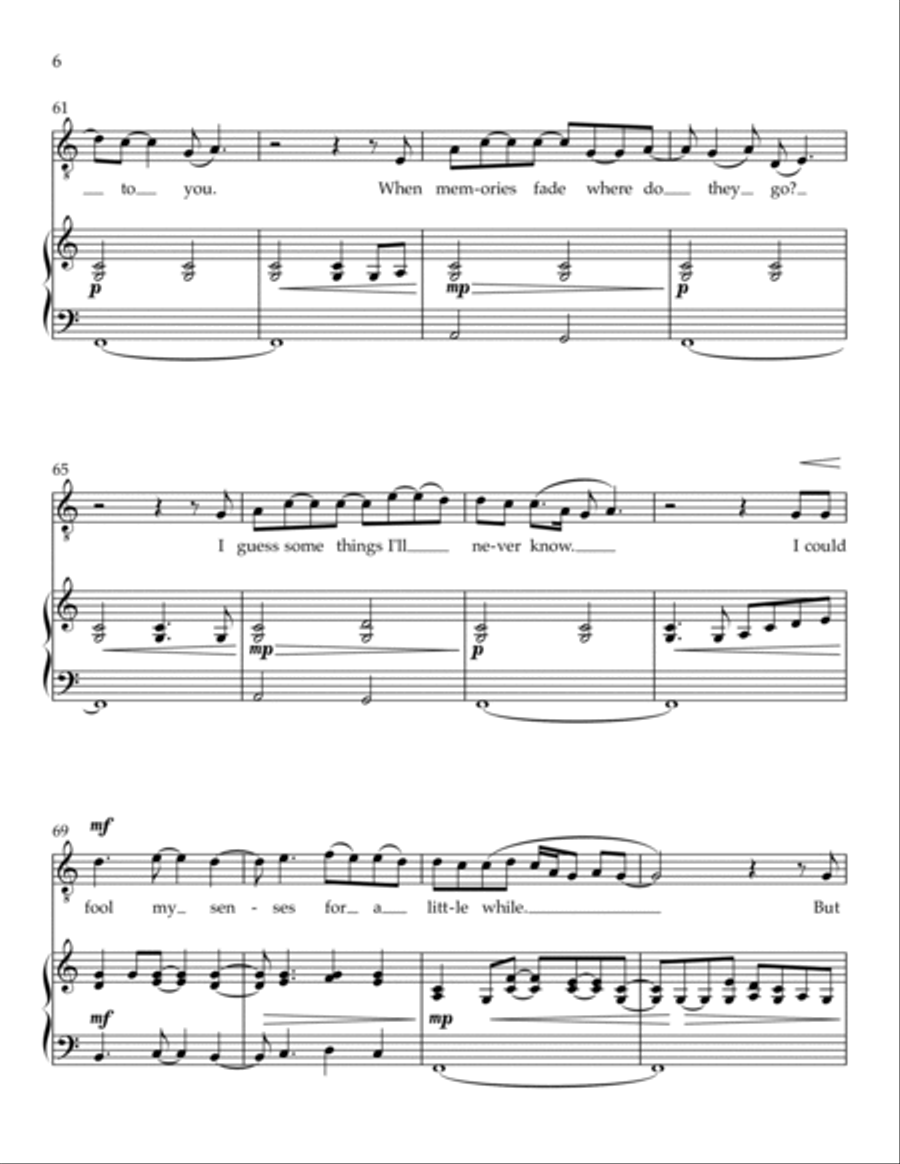Some Things I'll Never Know Voice scores gallery preview page 6