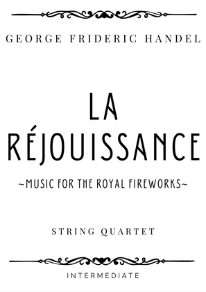 Book cover for Handel - La Réjouissance (from Music for the Royal Fireworks) - Intermediate