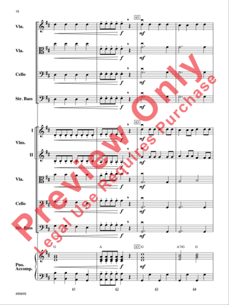 Hunters of Avatar Hunters of Avatar String Orchestra scores gallery preview page 19