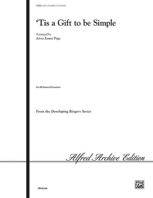 Book cover for 'Tis a Gift to Be Simple