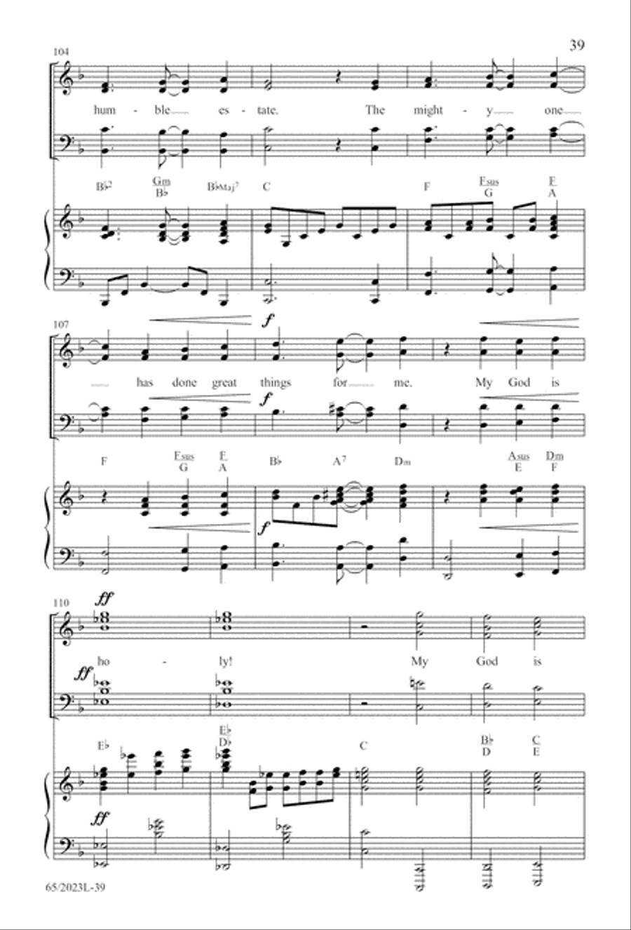 Child of Hope Child of Hope 4-Part scores gallery preview page 40