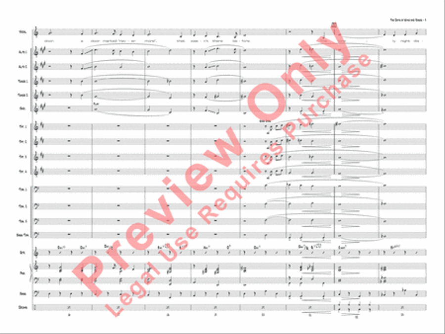 The Days of Wine and Roses Jazz Ensemble scores gallery preview page 16