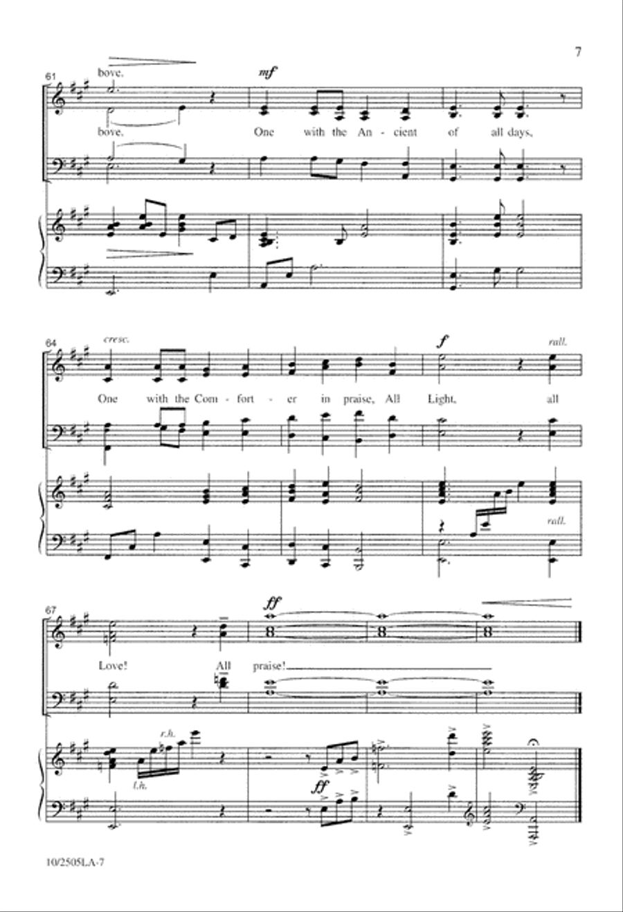 Behold the Lamb of God 4-Part scores gallery preview page 7