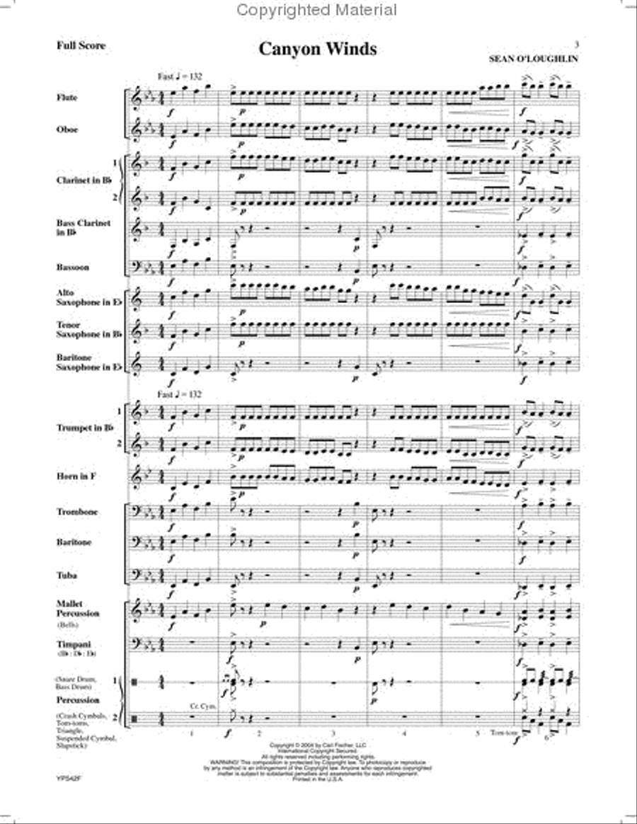 Canyon Winds Concert Band scores gallery preview page 2