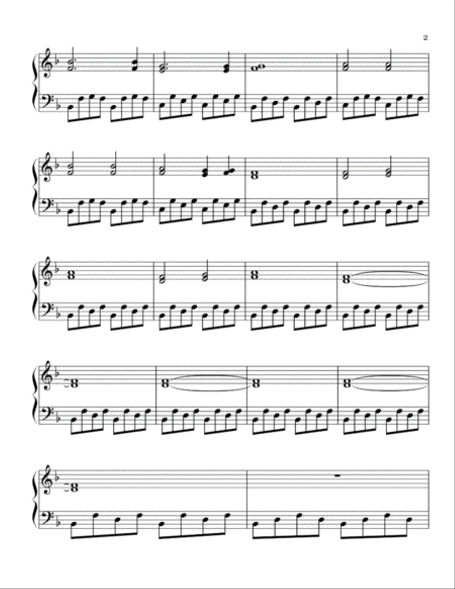 Simple Glory Simple Glory Piano Solo scores gallery preview page 2
