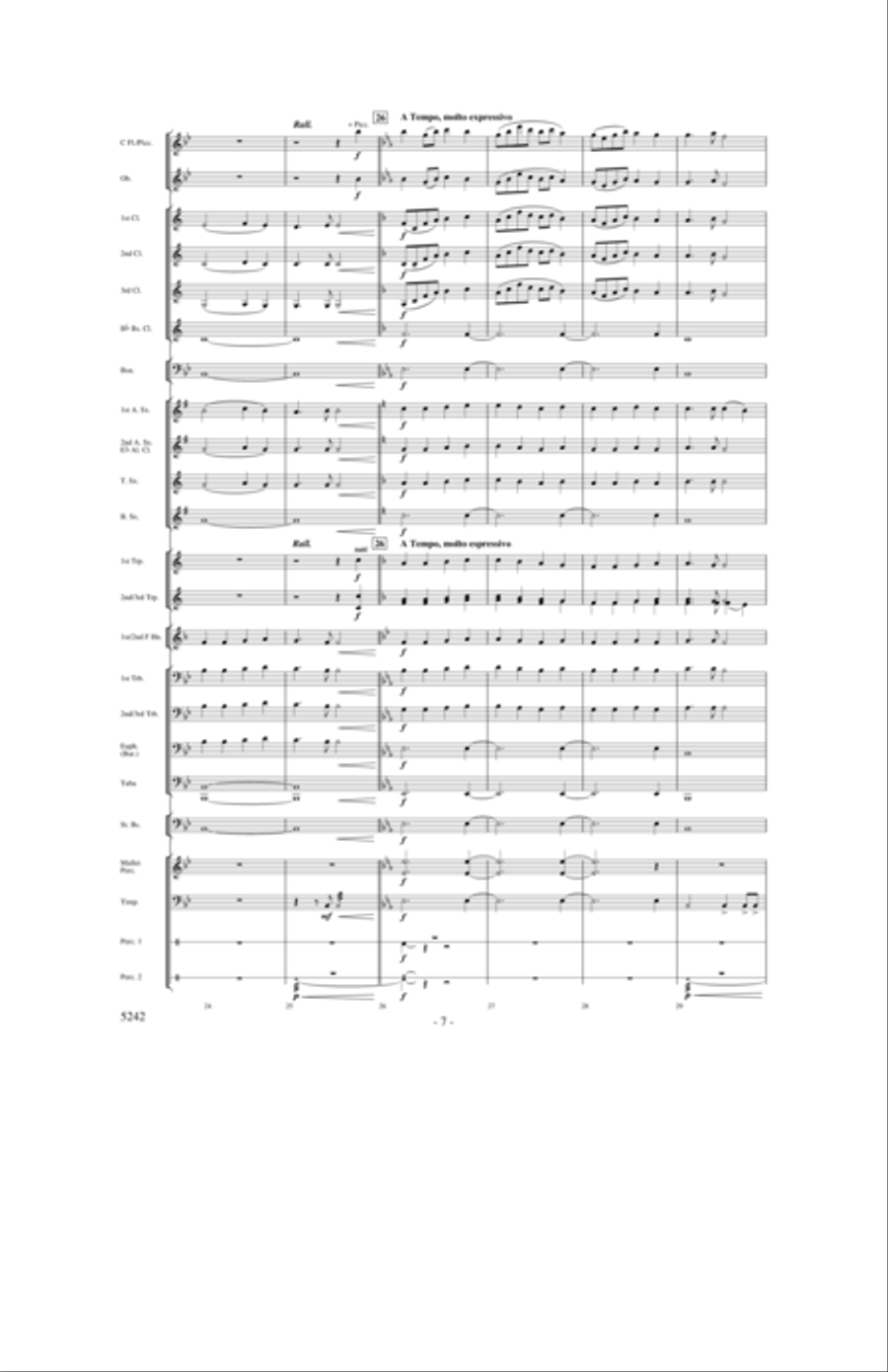 The Sounds of Christmas Joy Concert Band scores gallery preview page 6